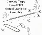 Complete Crank Box Assembly w/ 103 Roller